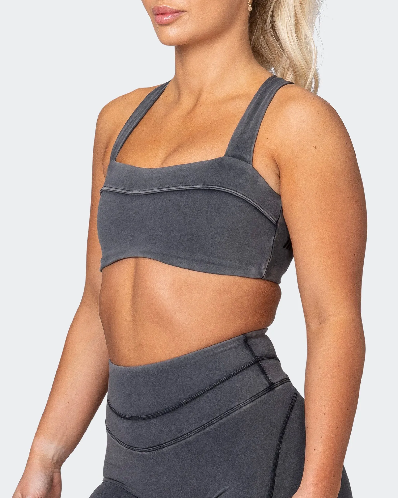 Finesse Bralette - Washed Black
