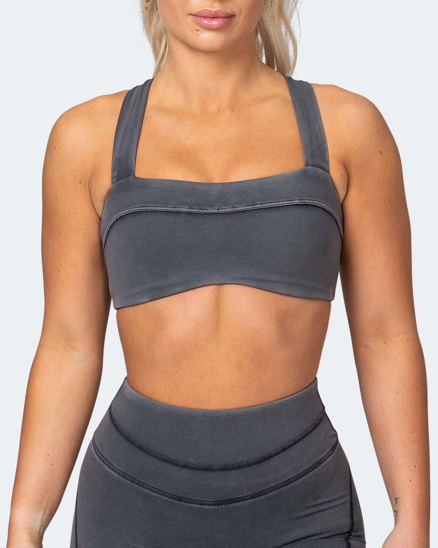 Finesse Bralette - Washed Black