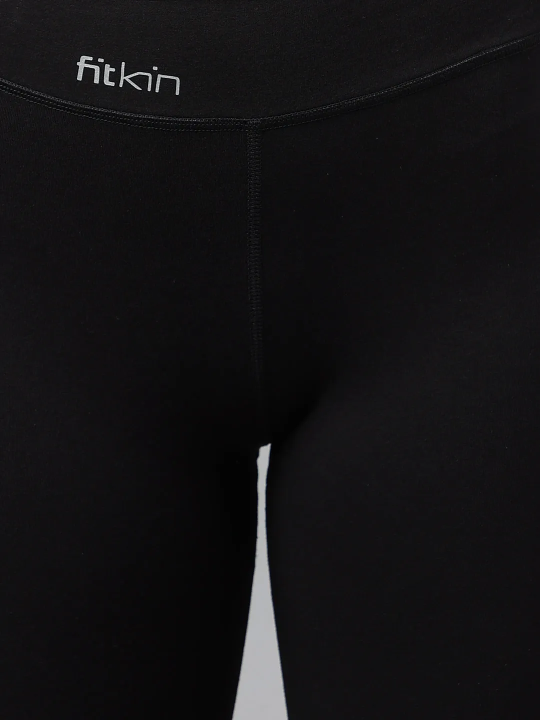 Fitkin colorblock capri with mesh detail