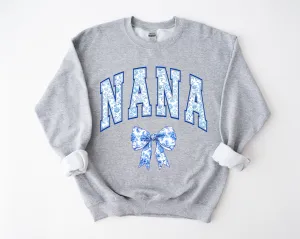 Floral Custom Name Sweatshirt