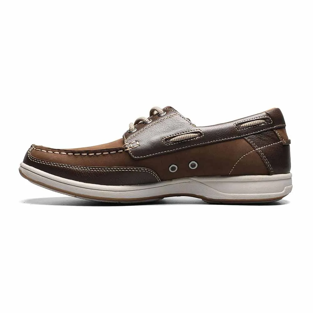 Florsheim Lakeside Oxford Brown Moc Toe Shoes
