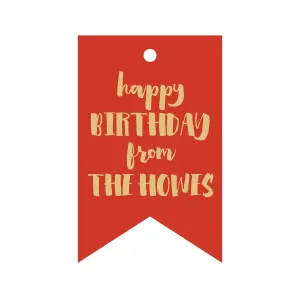 Foil Gift Tag - T186
