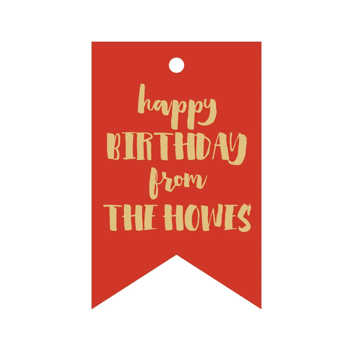 Foil Gift Tag - T186