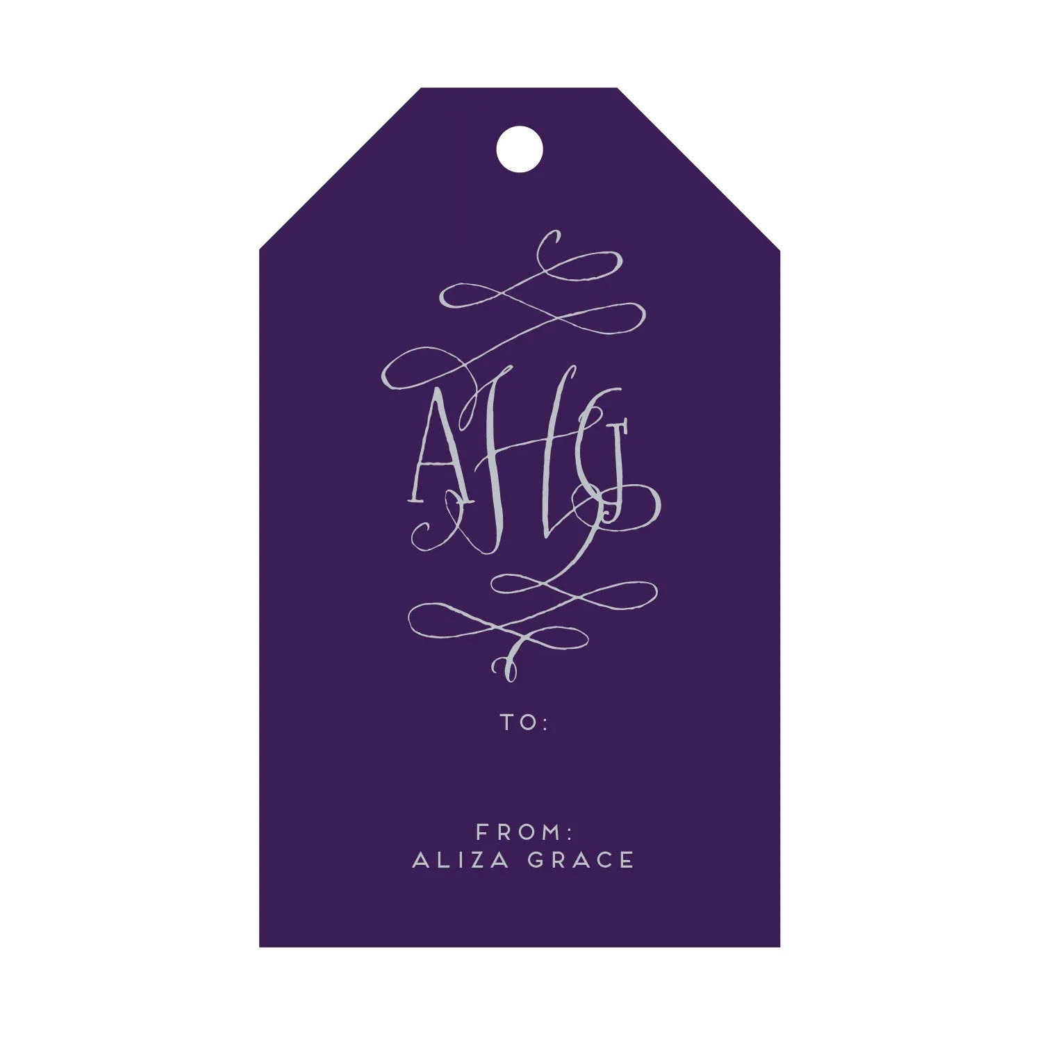 Foil Gift Tag - T19