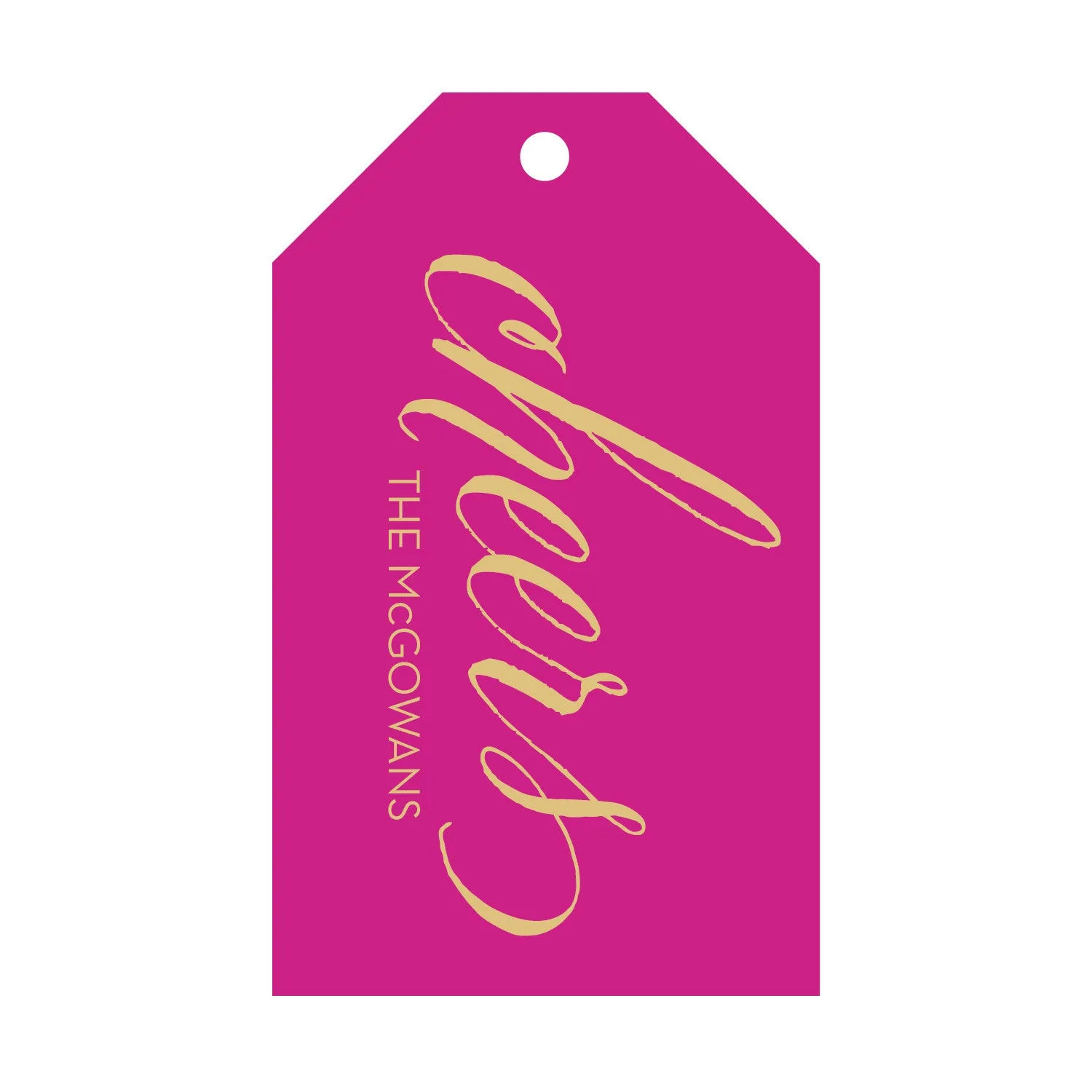 Foil Gift Tag - T28