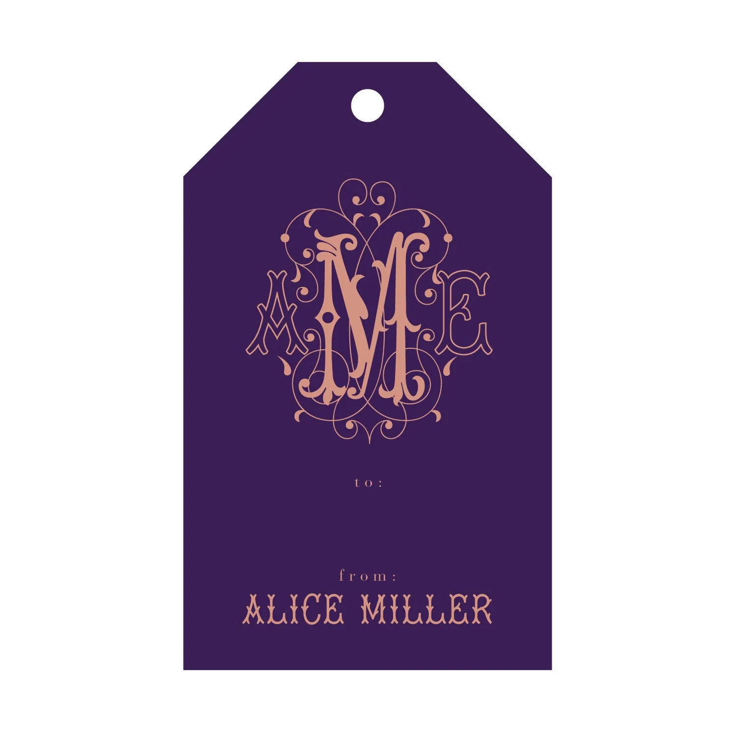 Foil Gift Tag - T56
