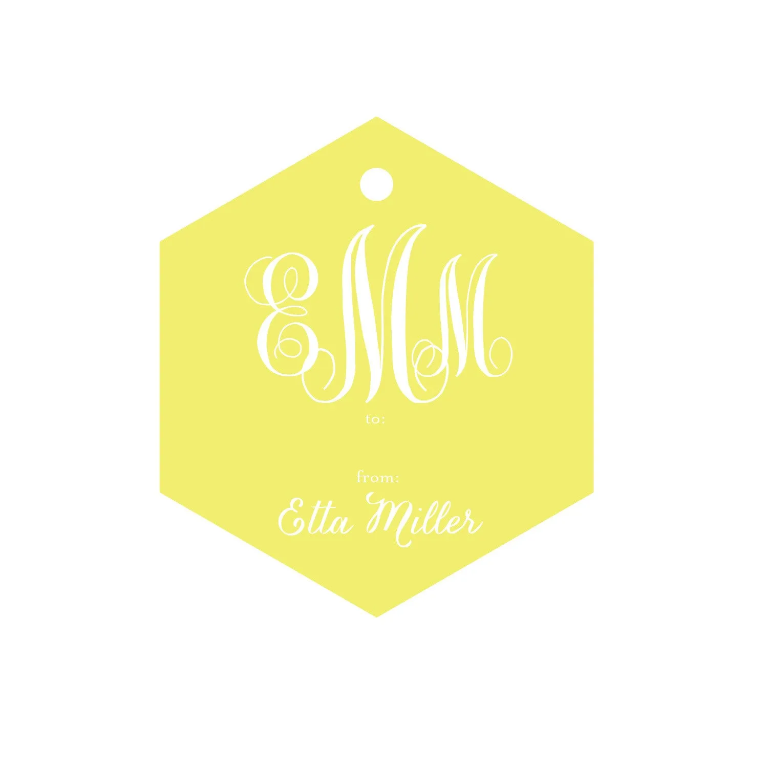 Foil Gift Tag - T57