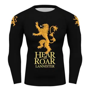 Game of Thrones House Lannister Longsleeve Running Baselayer