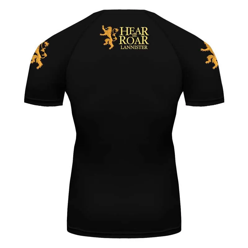 Game of Thrones House Lannister Longsleeve Running Baselayer