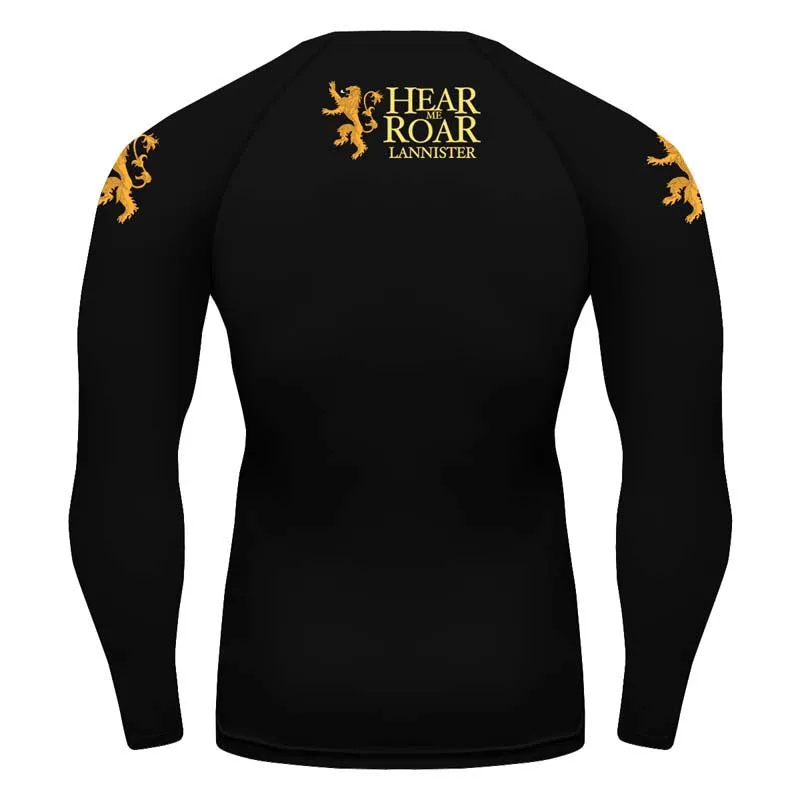 Game of Thrones House Lannister Longsleeve Running Baselayer