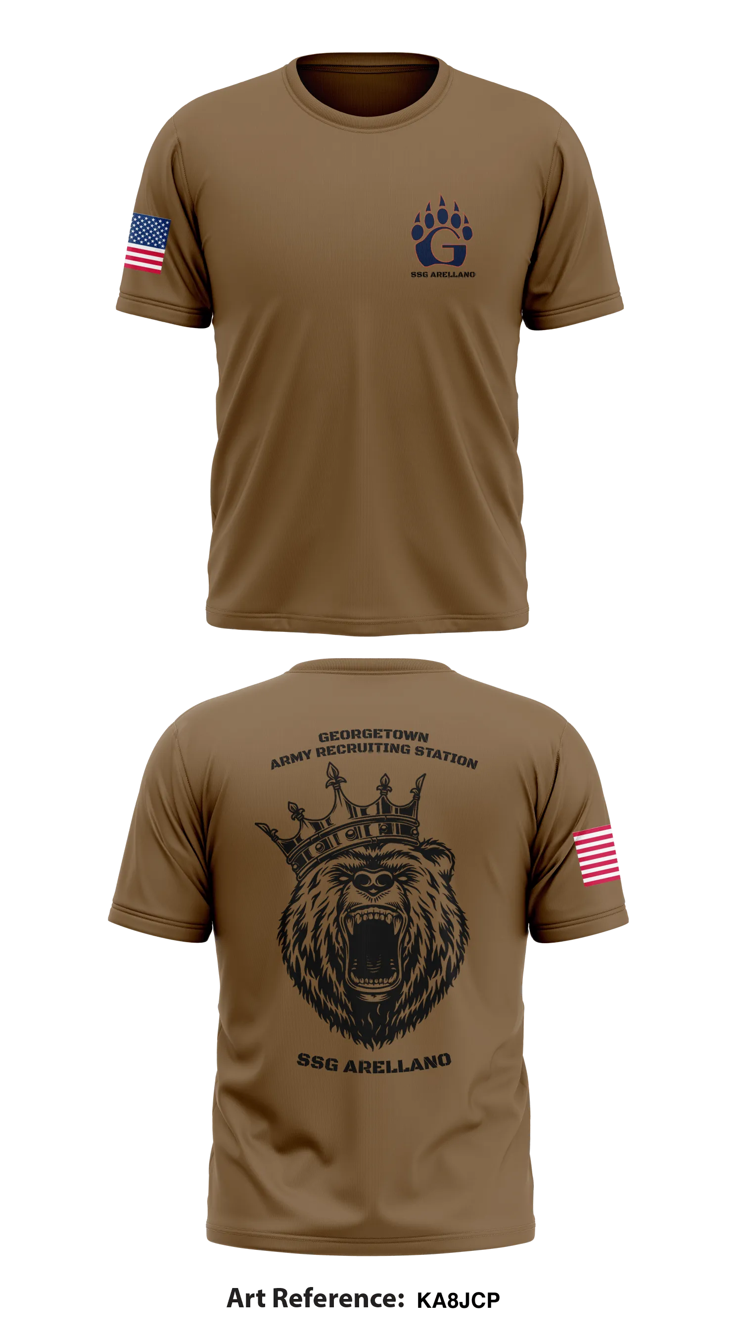 Georgetown Recruiting Store 1 Core Men's SS Performance Tee - ka8jcP