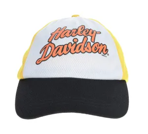 Girl's Race Collection Mesh With Criss - White