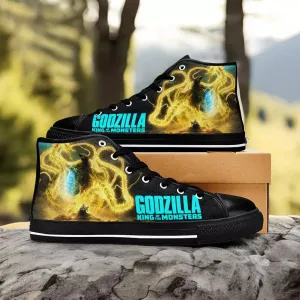 Godzilla King of the Monsters Shoes High Top Sneakers for Kids and Adults