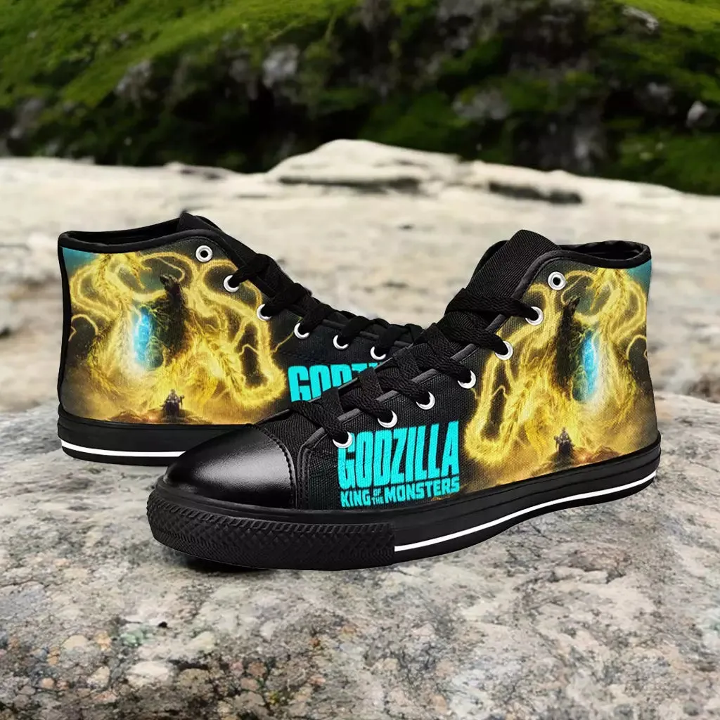 Godzilla King of the Monsters Shoes High Top Sneakers for Kids and Adults