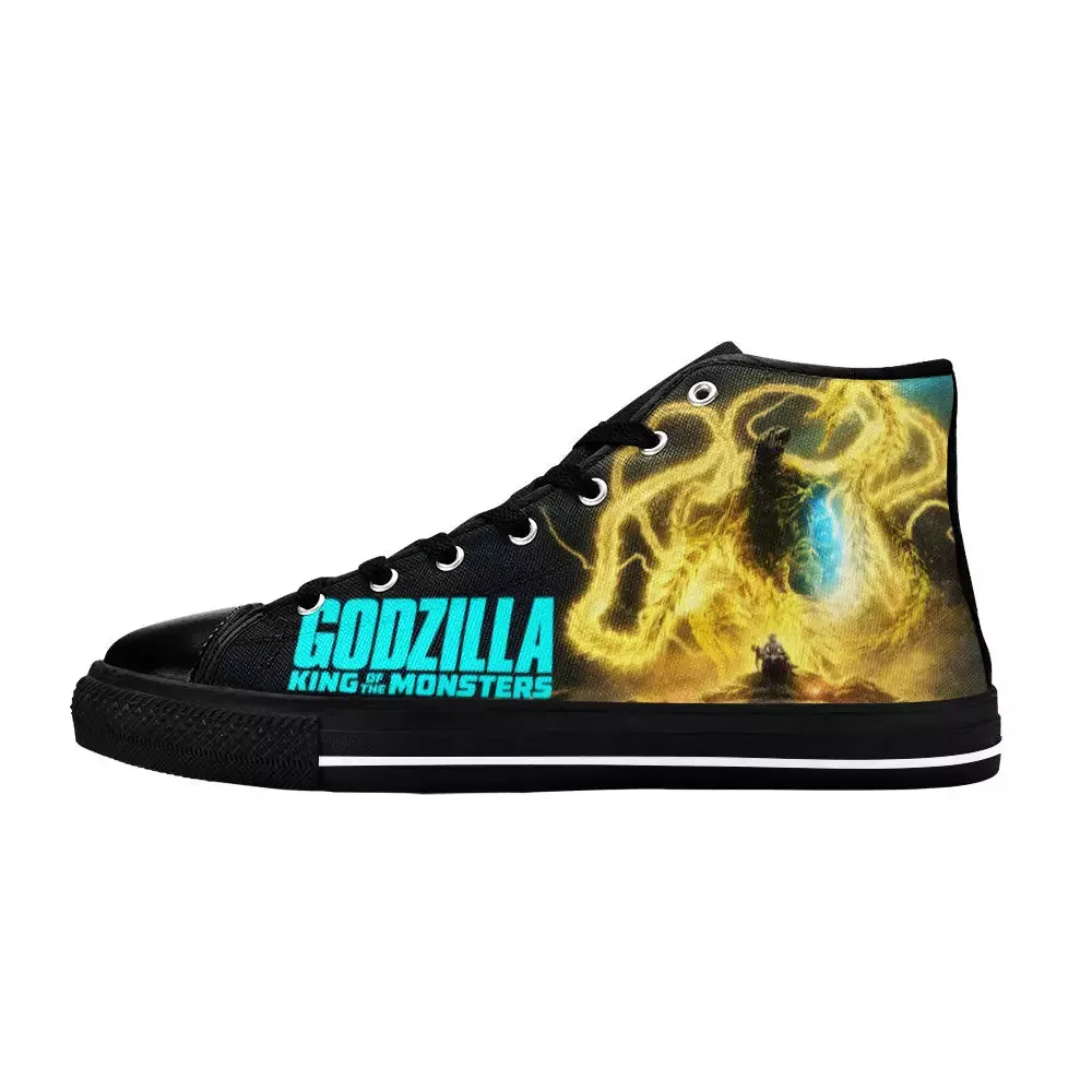 Godzilla King of the Monsters Shoes High Top Sneakers for Kids and Adults