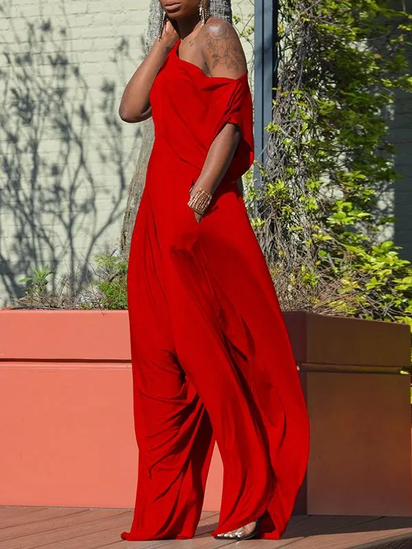 Gorgeousladie Boat-Neck Tee & Slouchy Pants Set