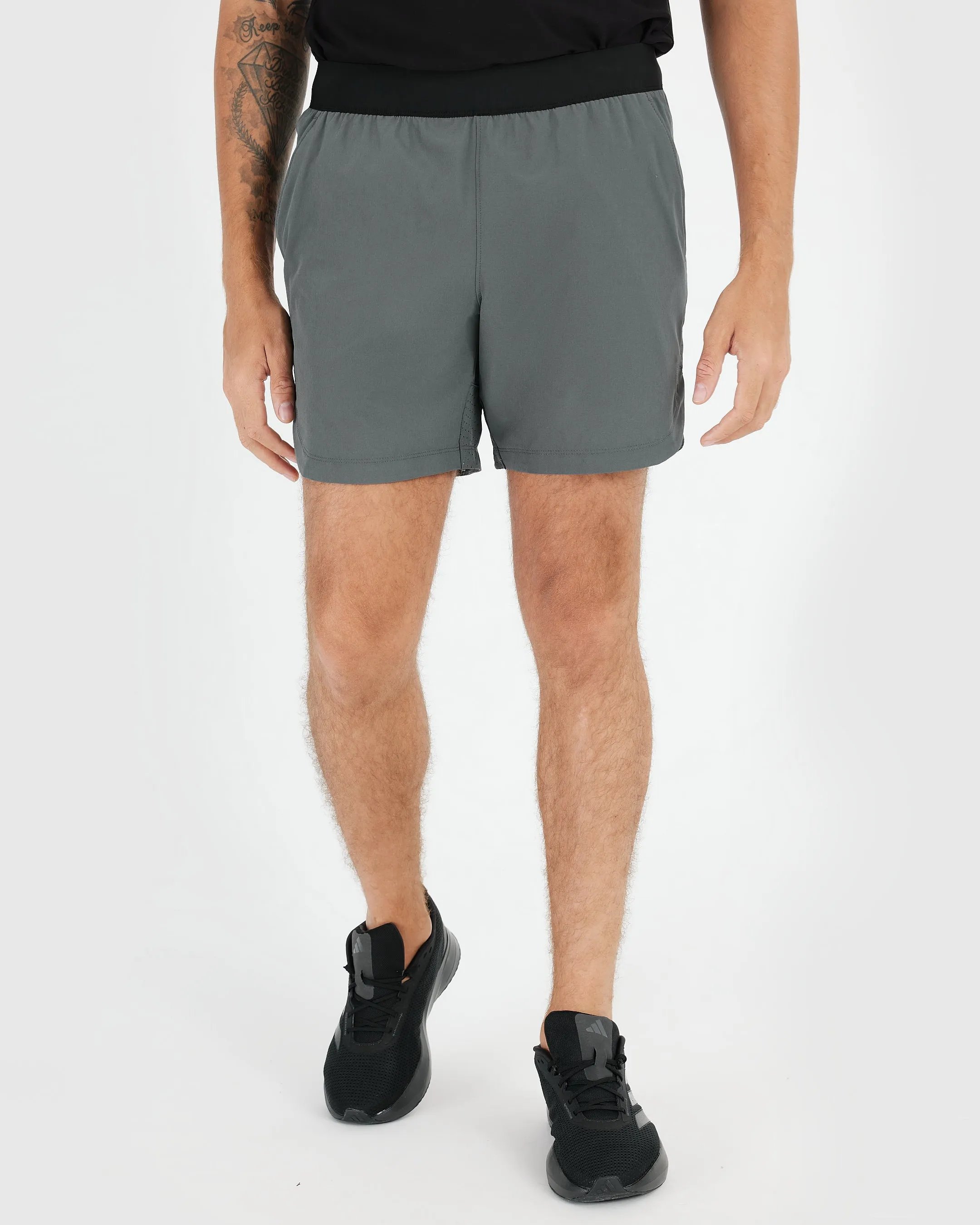 Gray Active Muscle Tee and Training Short 2-Pack