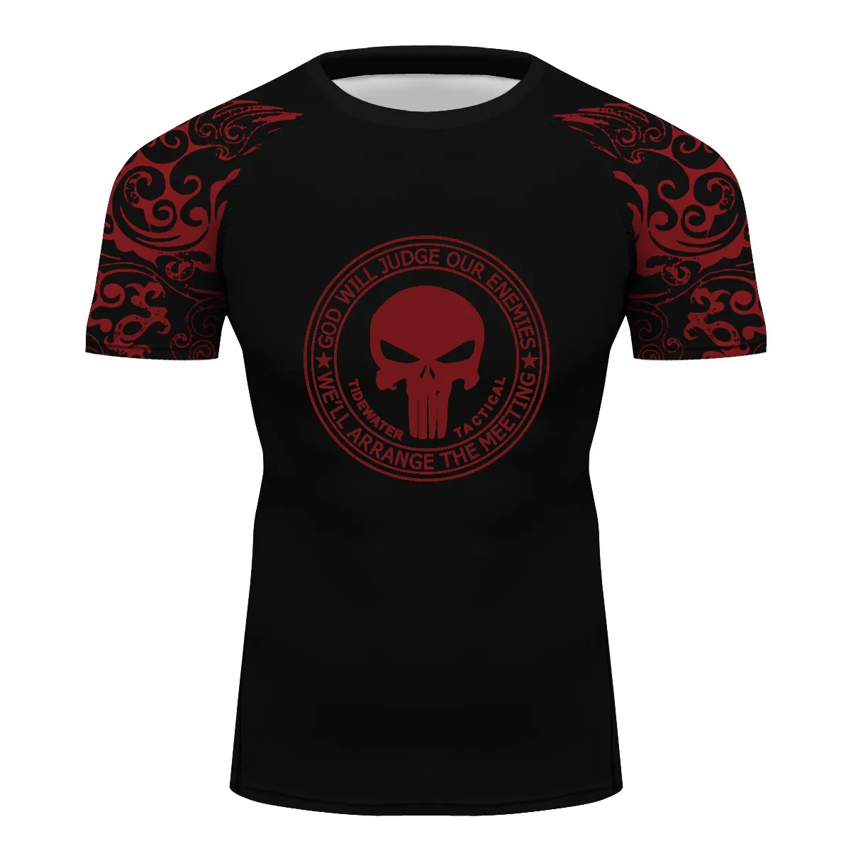Green Landscape BJJ Rash Guard