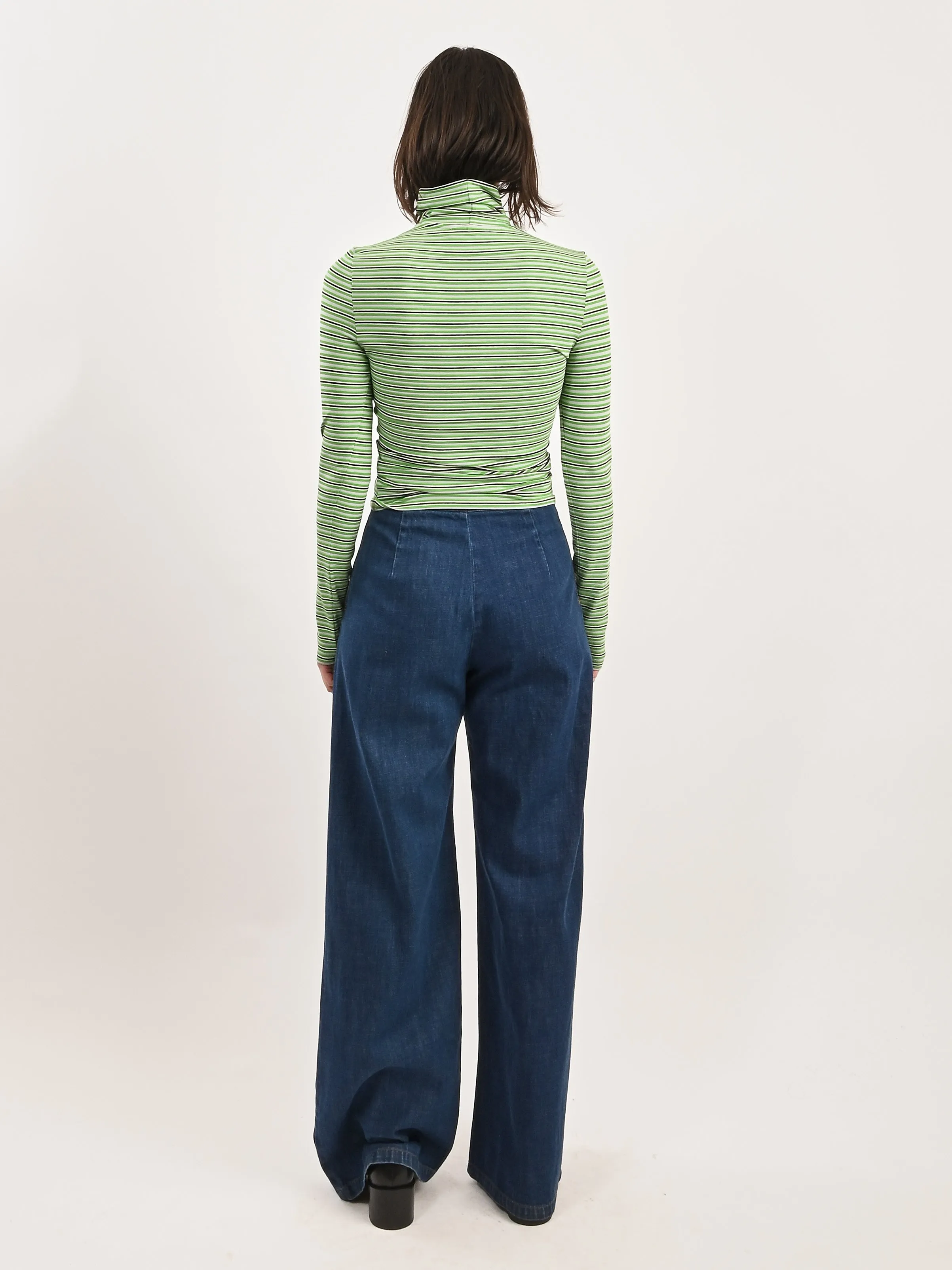 Green Sonic Knit Top