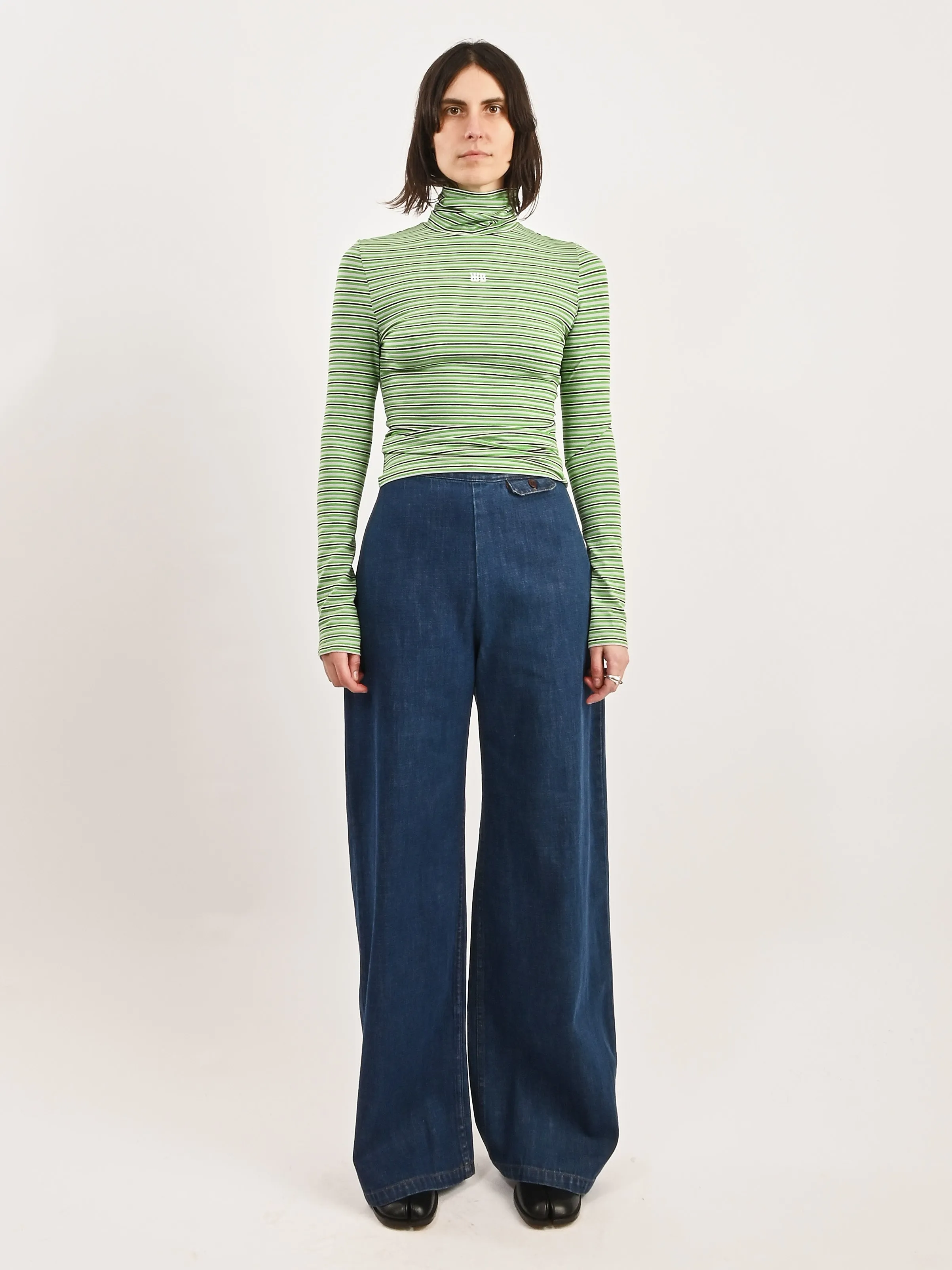 Green Sonic Knit Top