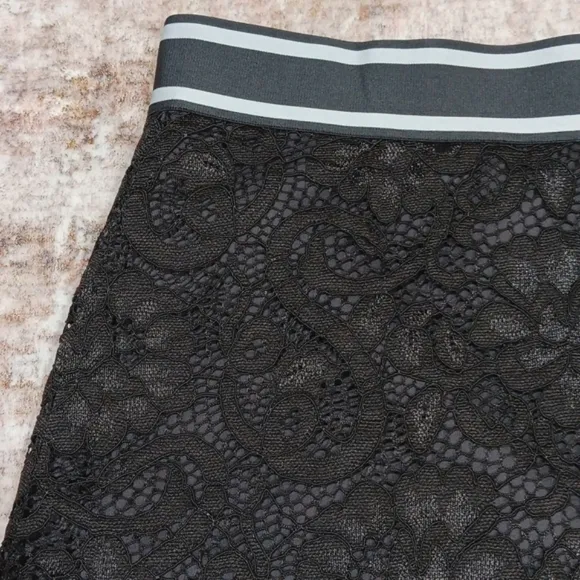 Greyson Lynx Lace Grey Tennis Skirt Athletic Skort Womens Sz XL