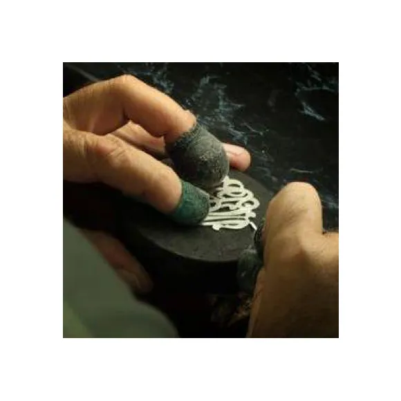 Handcut Monogram Twisted Bangle