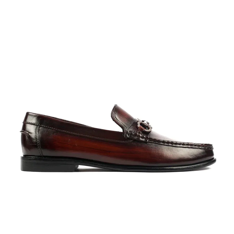 Handmade Brown Leather Driving Shoes for Men