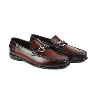 Handmade Brown Leather Driving Shoes for Men
