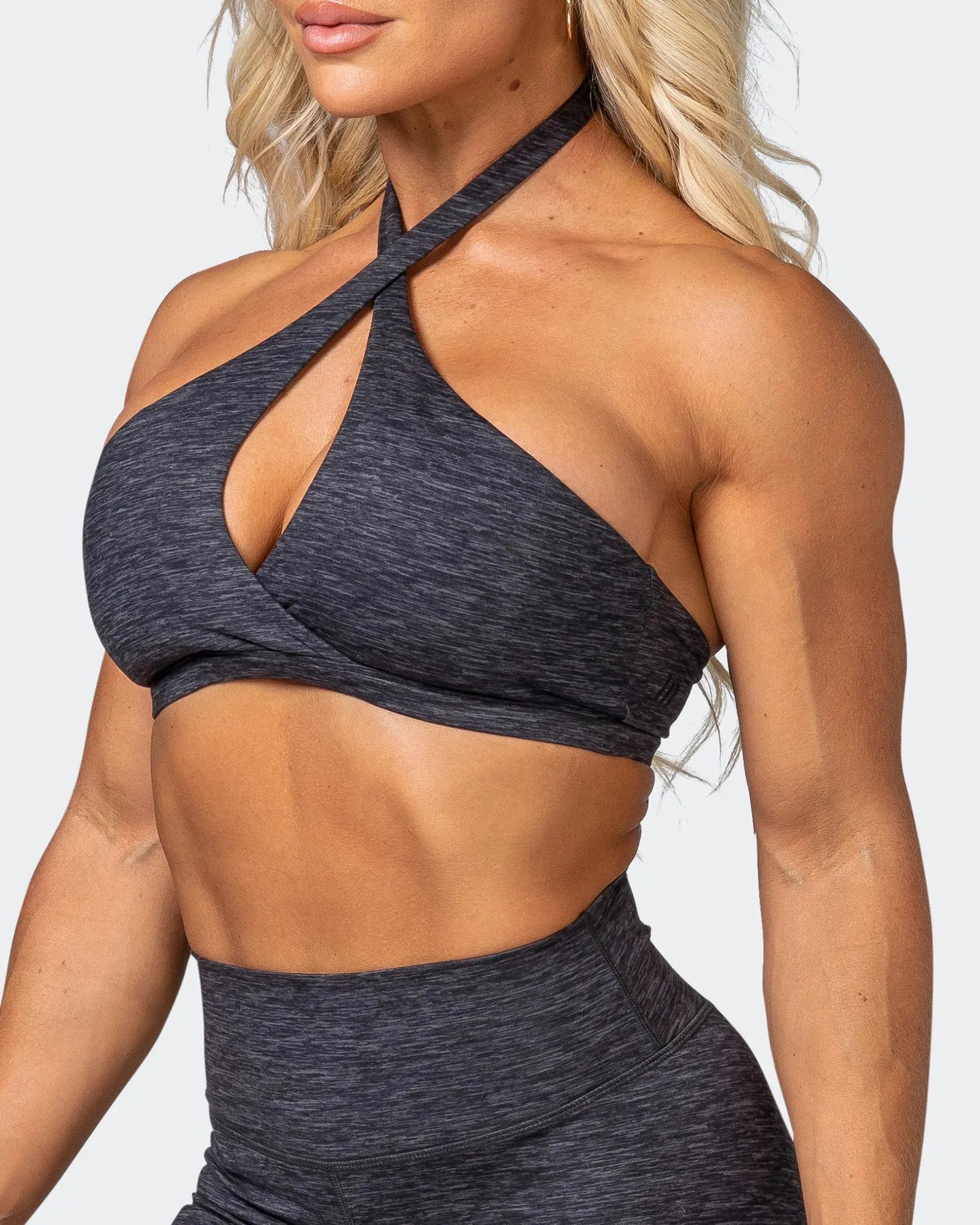 HBxMN Tranquil Bralette - Charcoal Marl