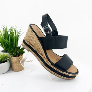 Healsburg Wedge Heel - Black - HS27