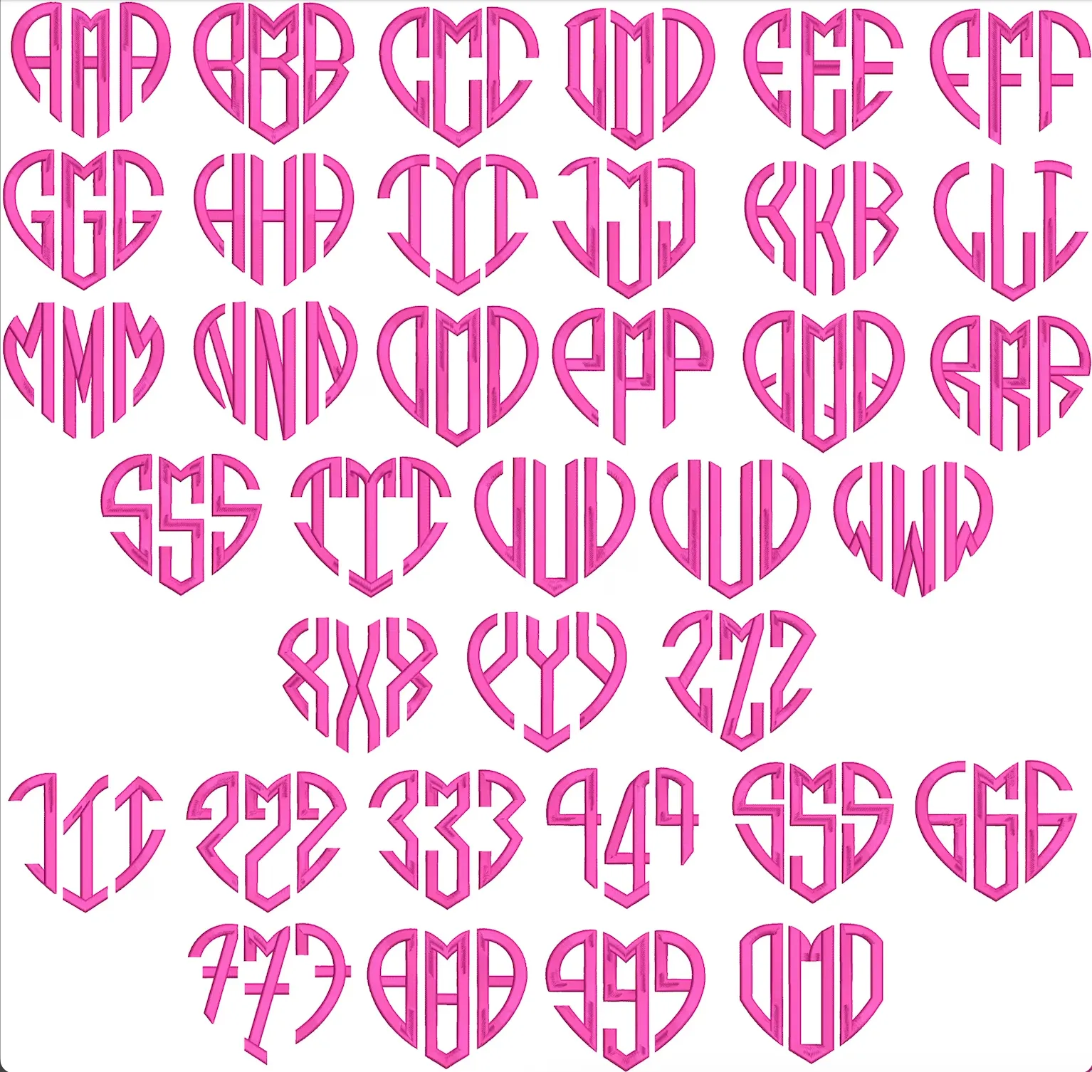 Heart Monogram Crewneck Sweatshirt (Ships in 2-3 Weeks)