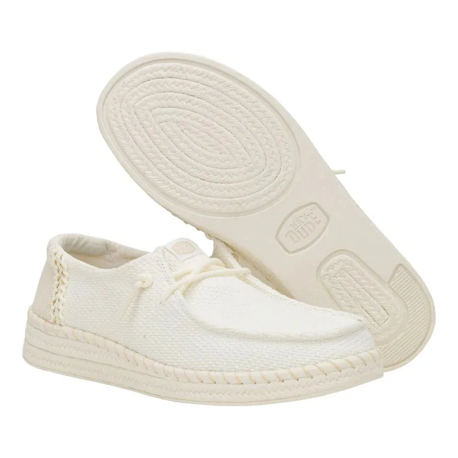 HEY DUDE- WOMEN'S WENDY ESPADRILLE WOVEN SHOE