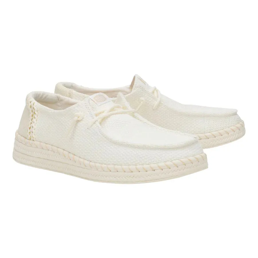 HEY DUDE- WOMEN'S WENDY ESPADRILLE WOVEN SHOE