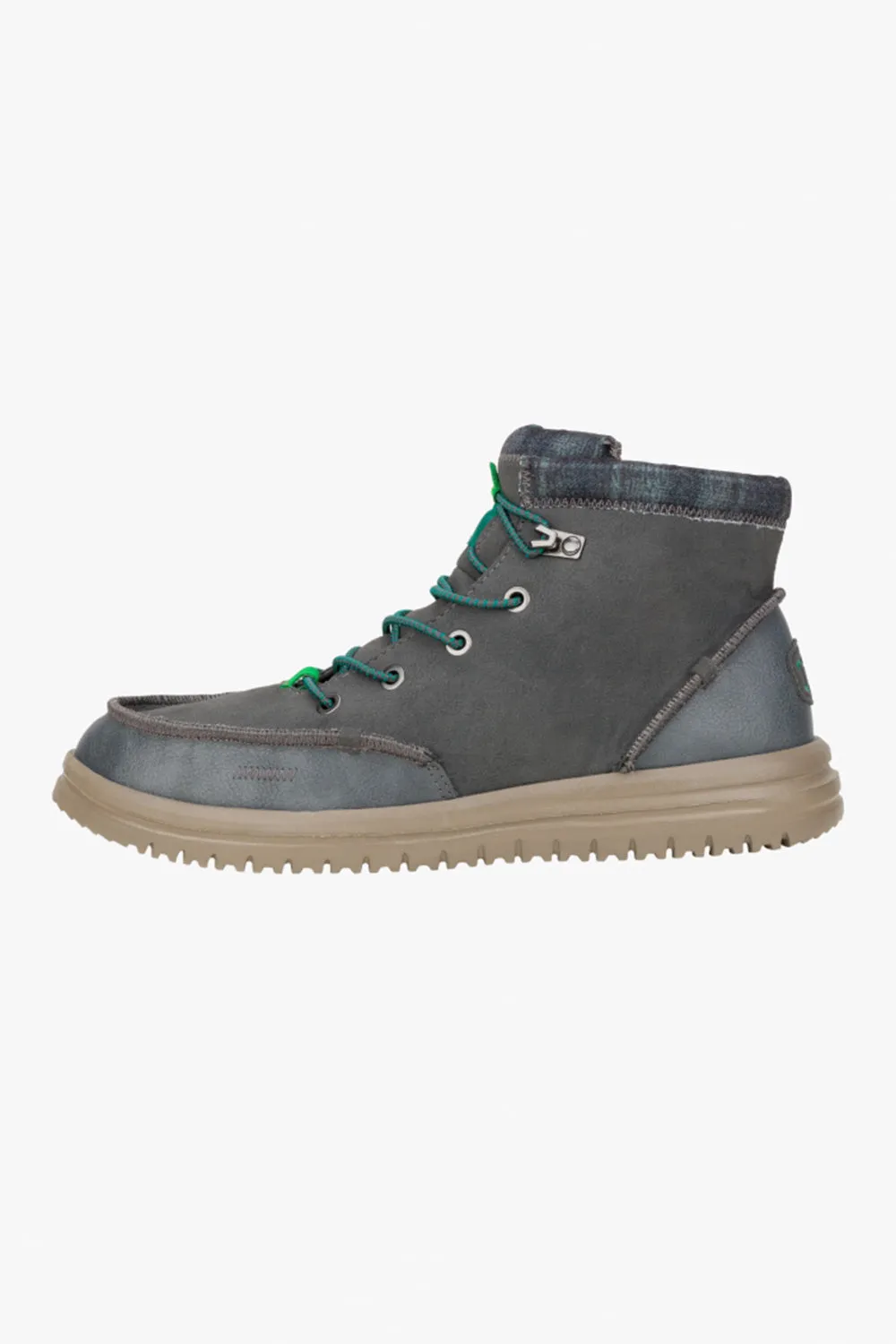 HEYDUDE Men’s Bradley Classic Boots in Charcoal | 42067-025