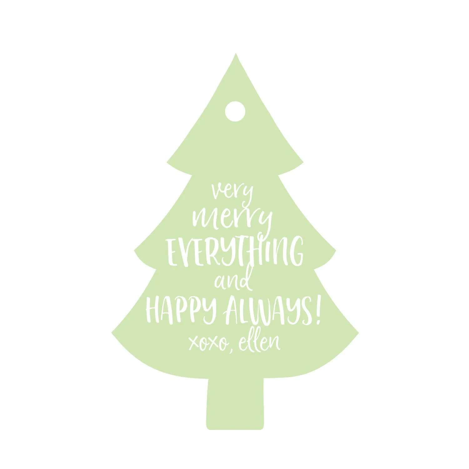 Holiday Foil Gift Tag - T167