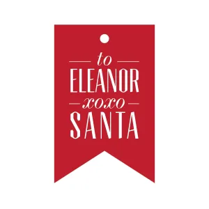 Holiday Foil Gift Tag - T168