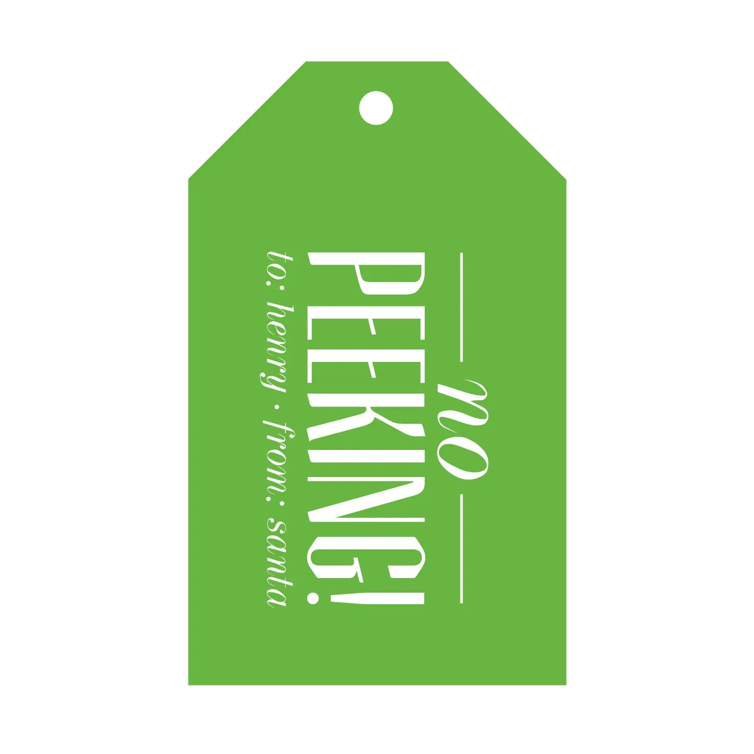 Holiday Foil Gift Tag - T170