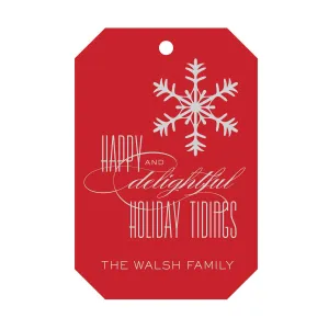Holiday Foil Gift Tag - T182