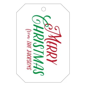 Holiday Letterpress Gift Tag - T32