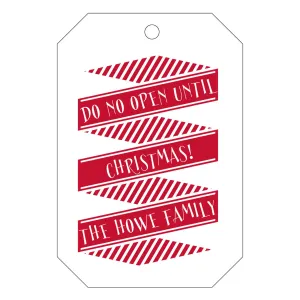 Holiday Letterpress Gift Tag - T35