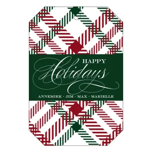Holiday Letterpress Gift Tag - T36