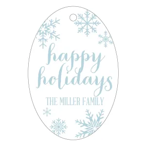 Holiday Letterpress Gift Tag - T51