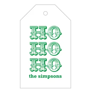 Holiday Letterpress Gift Tag - T65