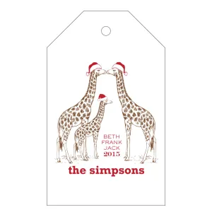 Holiday Letterpress Gift Tag - T66