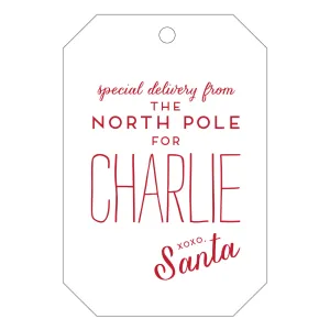 Holiday Letterpress Gift Tag - T68