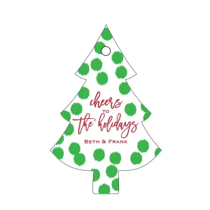 Holiday Letterpress Gift Tag - T86