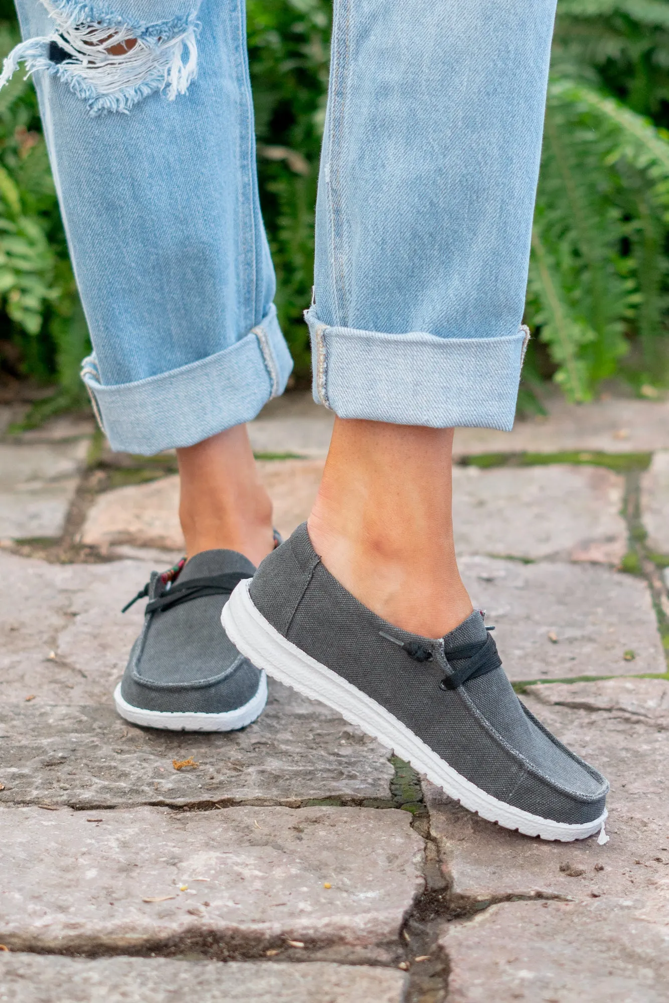 Holly Boat Shoes - Black