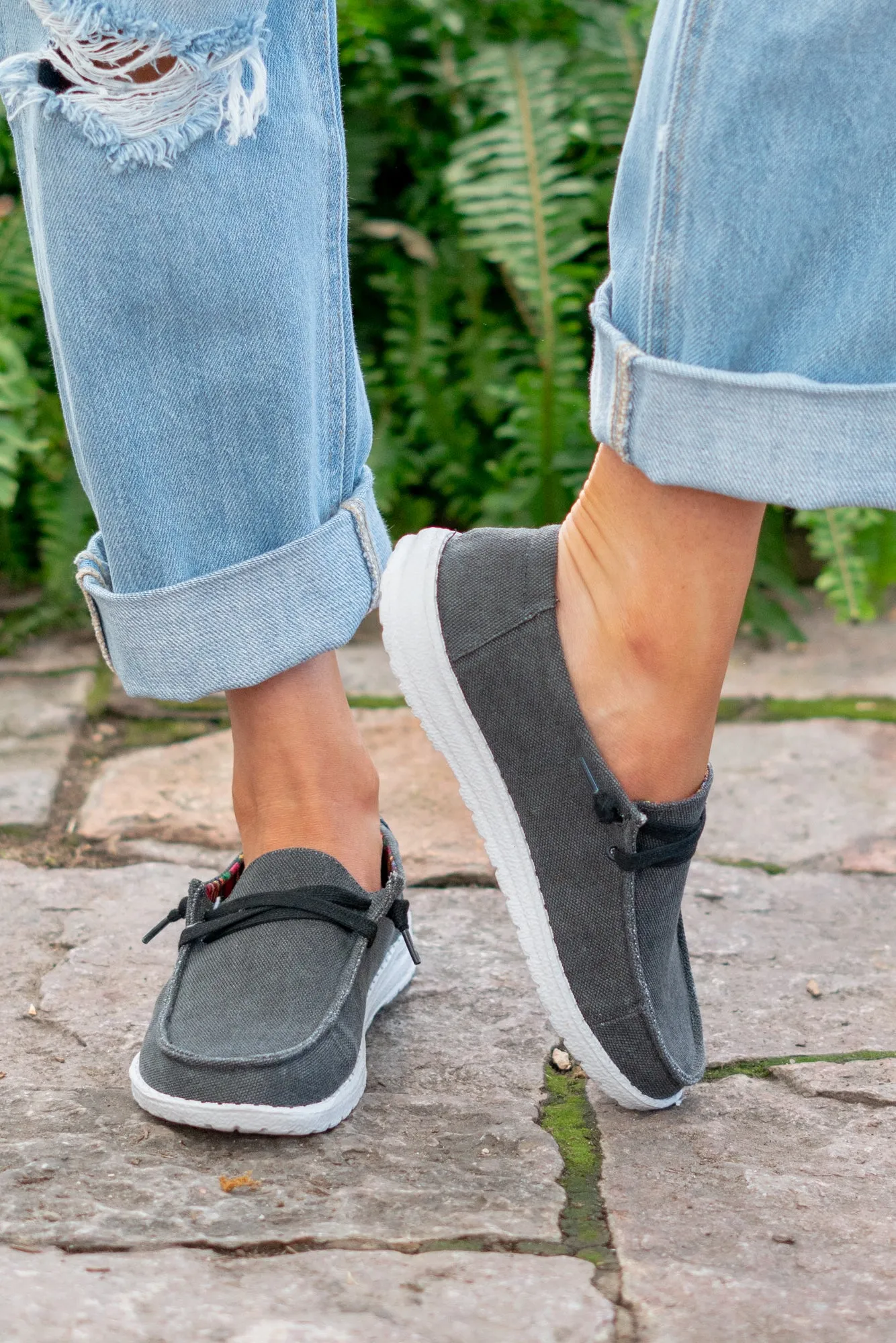 Holly Boat Shoes - Black