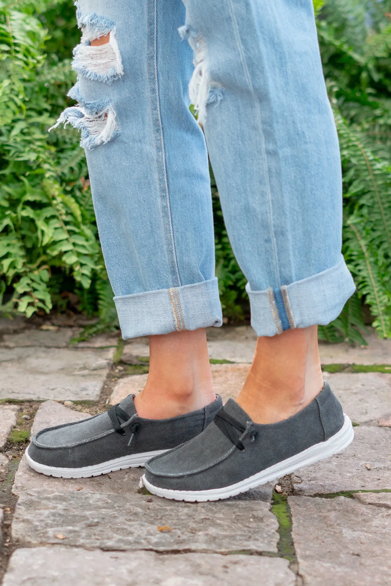 Holly Boat Shoes - Black