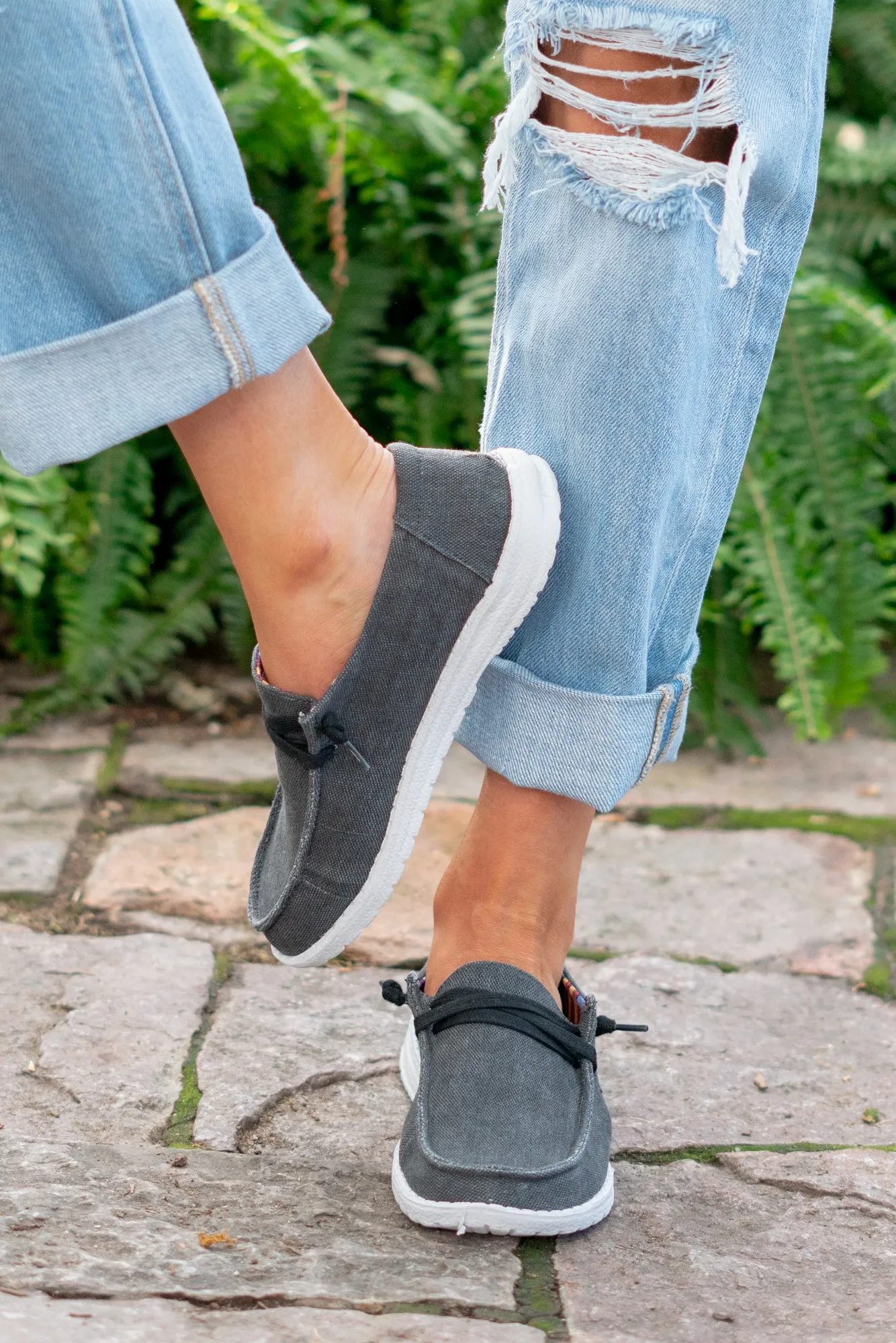 Holly Boat Shoes - Black